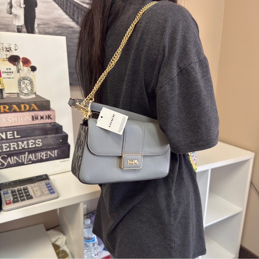 Coach CE683 SNK TRM MN GRC XBY - Picture 14 of 15
